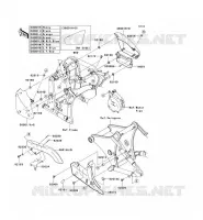 SIDE COVERS   CHAIN COVER voor Kawasaki VN900 CUSTOM 2007