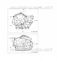 CRANKCASE BOLT voor Kawasaki VN900 CUSTOM 2008