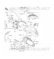 FENDER voor Kawasaki VN900 CUSTOM 2008