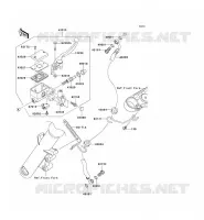 FRONT MASTER CYLINDER voor Kawasaki VN900 CUSTOM 2008