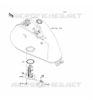 FUEL PUMP voor Kawasaki VN900 CUSTOM 2008