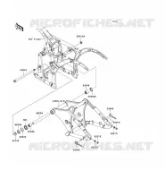 SWINGARM voor Kawasaki VN900 CUSTOM 2008