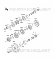 TRANSMISSION voor Kawasaki VN900 CUSTOM 2008