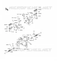 FOOTREST voor Kawasaki VN900 CUSTOM 2008