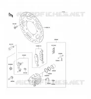 FRONT BRAKE voor Kawasaki VN900 CUSTOM 2008