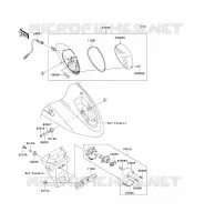 TAILIGHT(S) voor Kawasaki VN900 CUSTOM 2008