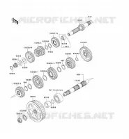 TRANSMISSION voor Kawasaki VN900 CUSTOM 2008