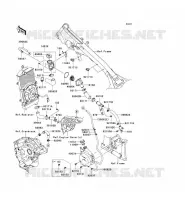 WATER PIPE voor Kawasaki VN900 CUSTOM 2008