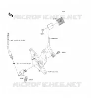 BRAKE PEDAL voor Kawasaki VN900 CUSTOM 2011