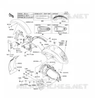 FENDER voor Kawasaki VN900 CUSTOM 2011