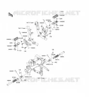 FOOTREST voor Kawasaki VN900 CUSTOM 2011