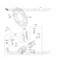 FRONT BRAKE voor Kawasaki VN900 CUSTOM 2011