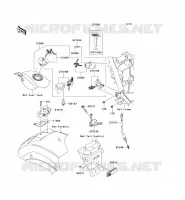 SWITCH voor Kawasaki VN900 CUSTOM 2011