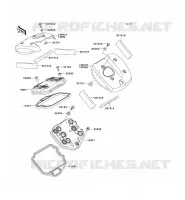 CYLINDER HEAD COVER voor Kawasaki VN900 CUSTOM 2011