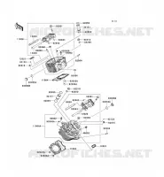 CYLINDER HEAD voor Kawasaki VN900 CUSTOM 2011