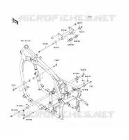 ENGINE MOUNT voor Kawasaki VN900 CUSTOM 2011