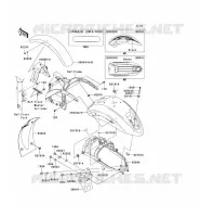 FENDER voor Kawasaki VN900 CUSTOM 2011