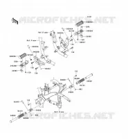 FOOTREST voor Kawasaki VN900 CUSTOM 2011