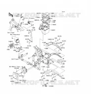 FRAME PARTS (COUVERTURE) voor Kawasaki VN900 CUSTOM 2011