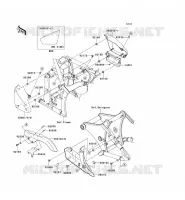 SIDE COVERS   CHAIN COVER voor Kawasaki VN900 CUSTOM 2011