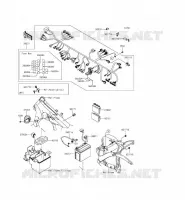 CHASSIS ELECTRICAL EQUIPMENT voor Kawasaki VULCAN 900 CUSTOM 2012