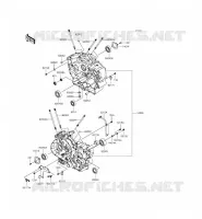 CRANKCASE(S) voor Kawasaki VULCAN 900 CUSTOM 2012