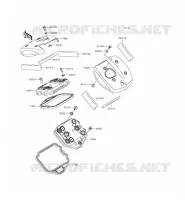 CYLINDER HEAD COVER voor Kawasaki VULCAN 900 CUSTOM 2012