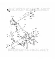 ENGINE MOUNT voor Kawasaki VULCAN 900 CUSTOM 2012