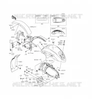 FENDER voor Kawasaki VULCAN 900 CUSTOM 2012