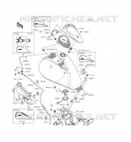 FUEL TANK voor Kawasaki VULCAN 900 CUSTOM 2012