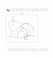 SEAT voor Kawasaki VULCAN 900 CUSTOM 2012