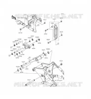 SUSPENSION   SHOCK ABSORBER voor Kawasaki VULCAN 900 CUSTOM 2012