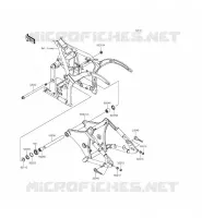 SWINGARM voor Kawasaki VULCAN 900 CUSTOM 2012