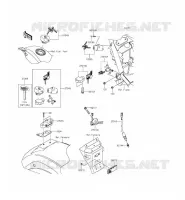 SWITCH voor Kawasaki VULCAN 900 CUSTOM 2012