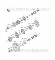 TRANSMISSION voor Kawasaki VULCAN 900 CUSTOM 2012
