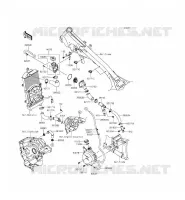 WATER PIPE voor Kawasaki VULCAN 900 CUSTOM 2012