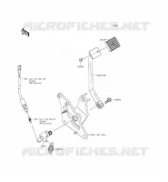 BRAKE PEDAL   TORK LINK voor Kawasaki VULCAN 900 CUSTOM 2015
