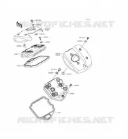 CYLINDER HEAD COVER voor Kawasaki VULCAN 900 CUSTOM 2015