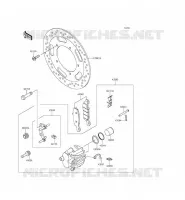FRONT BRAKE voor Kawasaki VULCAN 900 CUSTOM 2015