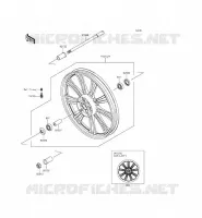 FRONT WHEEL voor Kawasaki VULCAN 900 CUSTOM 2015