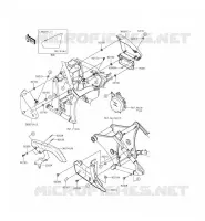 SIDE COVERS   CHAIN COVER voor Kawasaki VULCAN 900 CUSTOM 2015