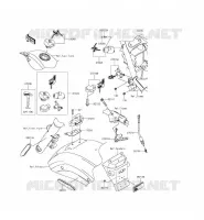 SWITCH   REFLECTORS voor Kawasaki VULCAN 900 CUSTOM 2015