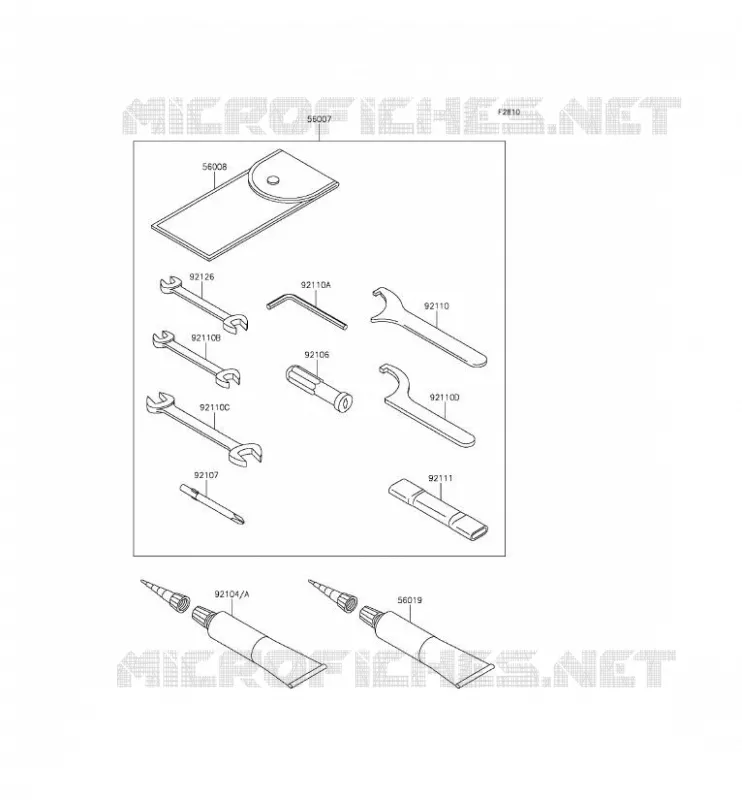 TOOL Kawasaki MOTOS 900 2012 VULCAN 900 CLASSIC LT  VN900DCF