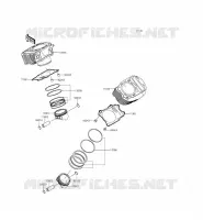 CYLINDER - PISTON   900 kawasaki-motorfietsen 2012 VULCAN 900 CLASSIC LT B_05