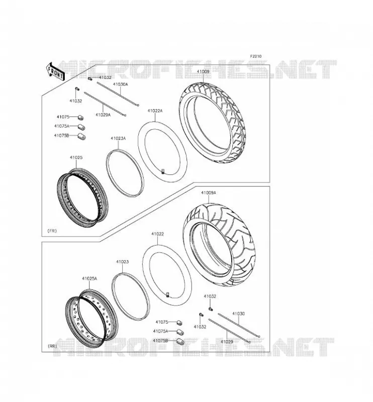 TIRES Kawasaki MOTOS 900 2013 VULCAN 900 CLASSIC LT  VN900DDF