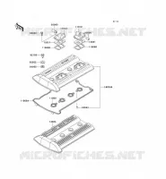 CYLINDER HEAD COVER voor Kawasaki 1000GTR 1997
