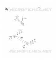 BRAKE PEDAL voor Kawasaki 1000GTR 1999