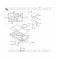 BREATHER COVER   OIL PAN voor Kawasaki 1000GTR 1999