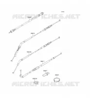 CABLES voor Kawasaki 1000GTR 1999