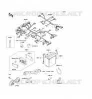 CHASSIS ELECTRICAL EQUIPMENT voor Kawasaki 1000GTR 1999